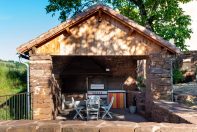 la cuisine d'été gîte Aveyron