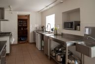 la cuisine du grand gîte gîte de groupe Aveyron