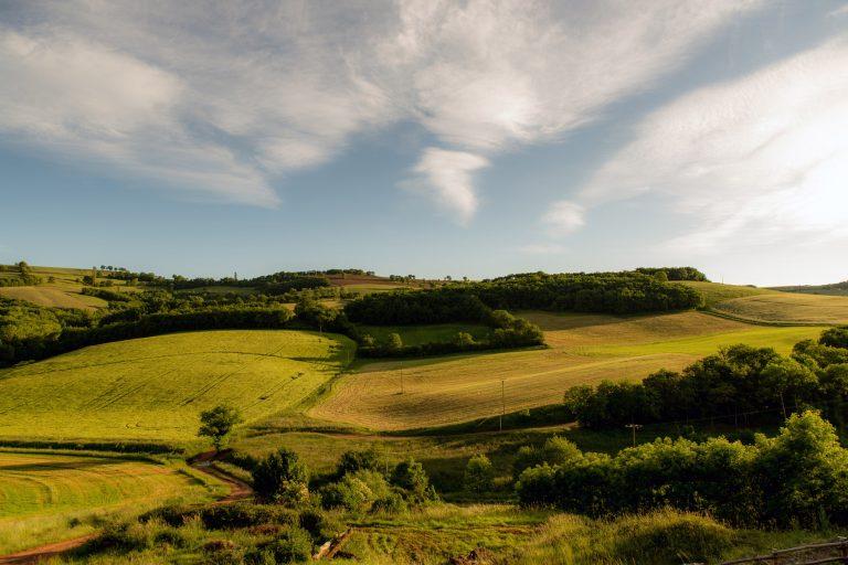 les paysages autour du Brugas